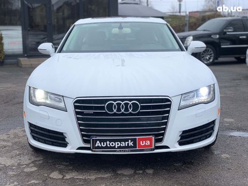 Audi A7 2013 белый - фото 2