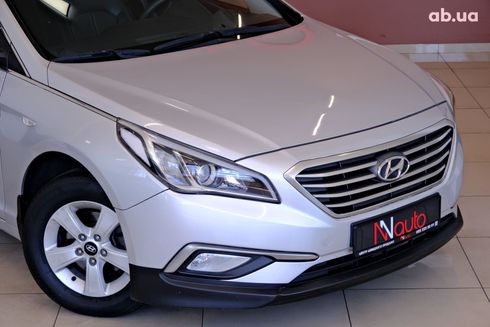 Hyundai Sonata 2017 серебристый - фото 3