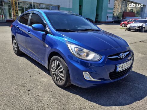 Hyundai Accent 2012 синий - фото 7