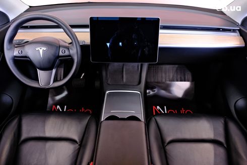Tesla Model Y 2021 синий - фото 7