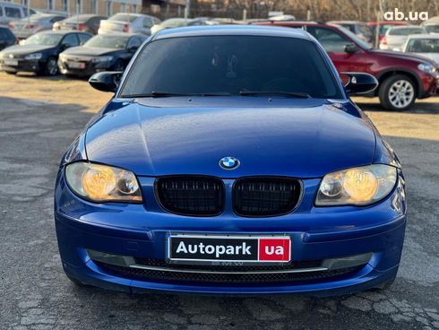BMW 1 серия 2008 синий - фото 2