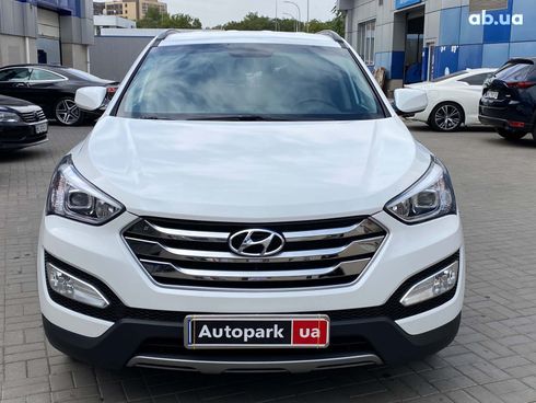 Hyundai Santa Fe 2015 белый - фото 2