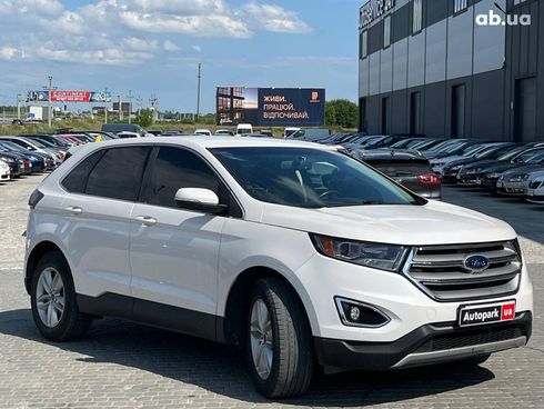 Ford Edge 2017 белый - фото 3