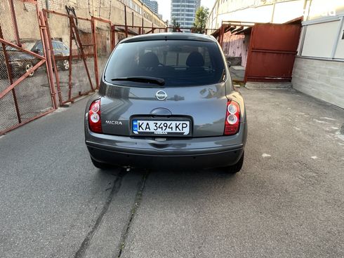Nissan Micra 2006 серый - фото 5