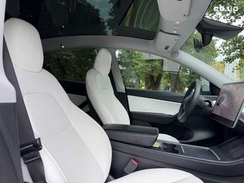 Tesla Model Y 2021 синий - фото 28