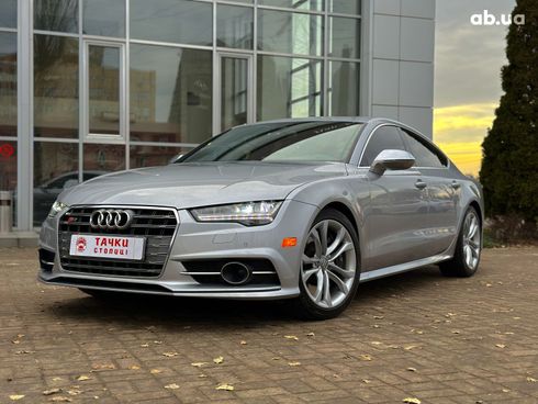 Audi S7 2015 серый - фото 2