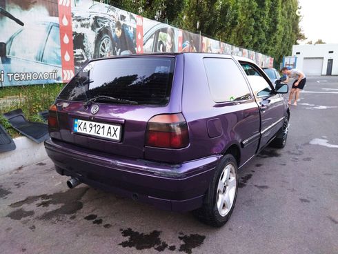 Volkswagen Golf 1995 фиолетовый - фото 4