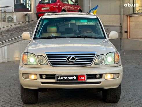 Lexus lx 470 2005 белый - фото 2