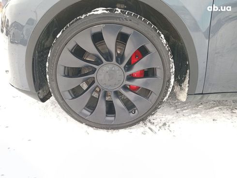Tesla Model Y 2022 серый - фото 9