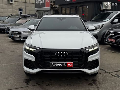 Audi Q8 2021 белый - фото 2