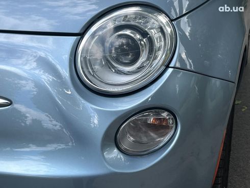 Fiat 500E 2014 синий - фото 12