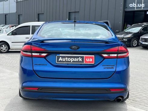 Ford Fusion 2017 синий - фото 6