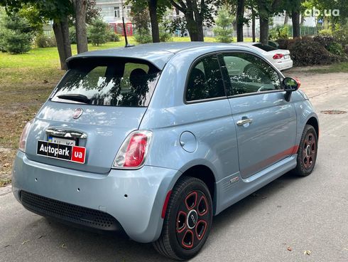 Fiat 500E 2014 синий - фото 25