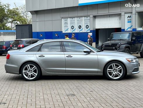 Audi A6 2014 серый - фото 4