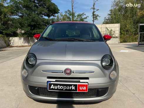 Fiat 500 2015 серый - фото 2