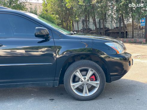 Lexus rx 400 h 2007 черный - фото 4