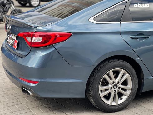 Hyundai Sonata 2015 синий - фото 6