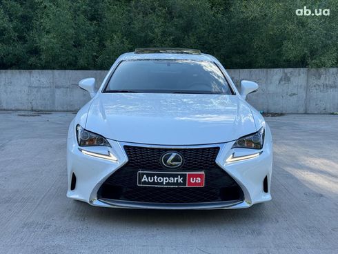 Lexus RC 2017 белый - фото 2