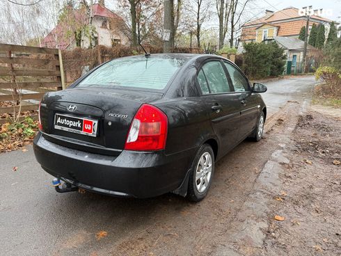 Hyundai Accent 2008 черный - фото 5