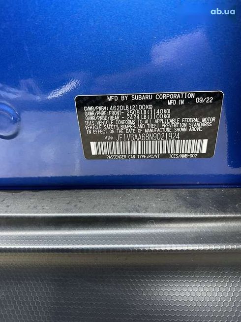 Subaru WRX 2022 - фото 14