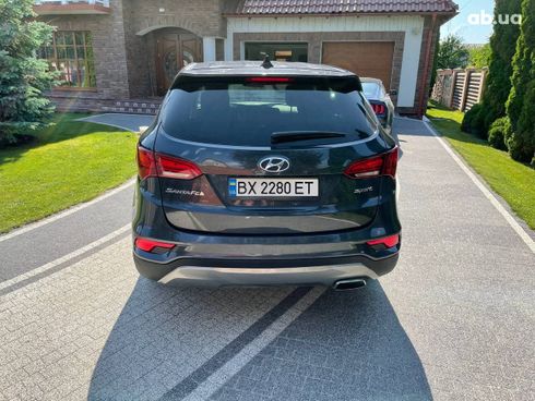 Hyundai Santa Fe 2017 серый - фото 7