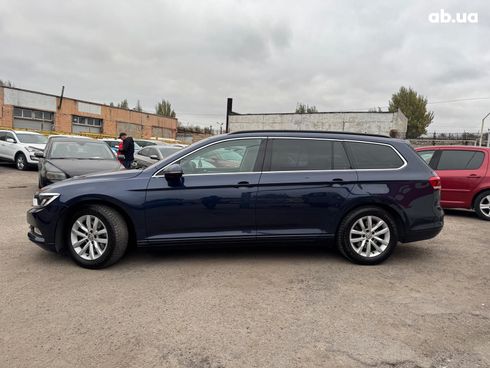 Volkswagen passat b8 2015 синий - фото 2