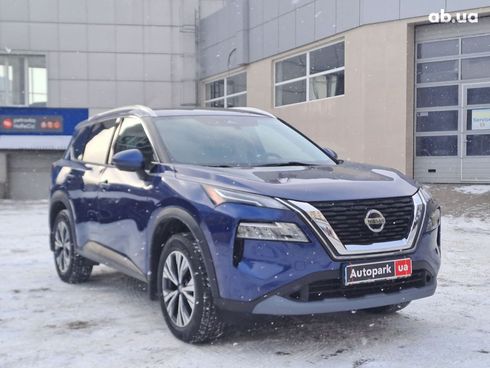 Nissan Rogue 2021 синий - фото 24