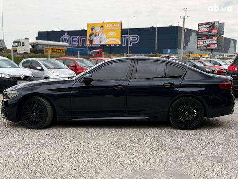 BMW 5 серия 2017 синий - фото 6