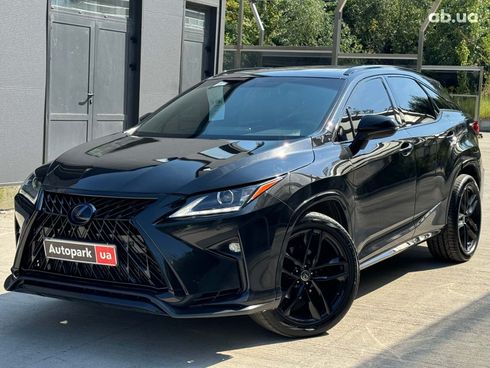 Lexus rx 350 2016 черный - фото 2