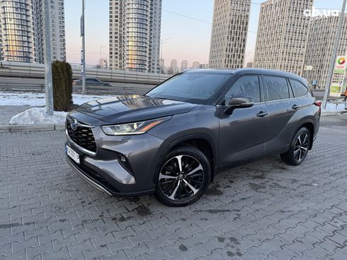 Toyota Highlander 2022 серый - фото 5