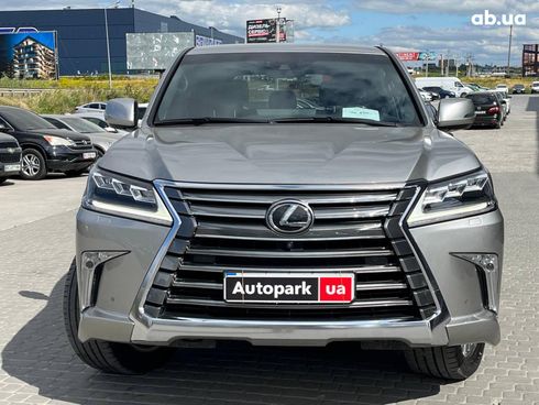 Lexus LX 2021 серый - фото 2