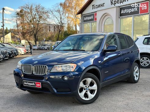 BMW X3 2011 синий - фото 3