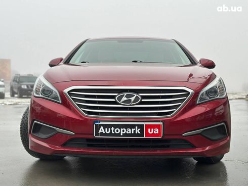 Hyundai Sonata 2015 красный - фото 2