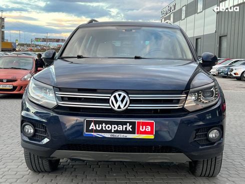Volkswagen Tiguan 2016 синий - фото 2