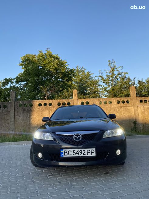 Mazda 6 2004 черный - фото 3