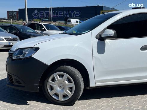 Renault Logan 2015 белый - фото 4