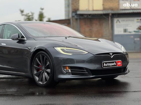 Tesla Model S 2017 серый - фото 23