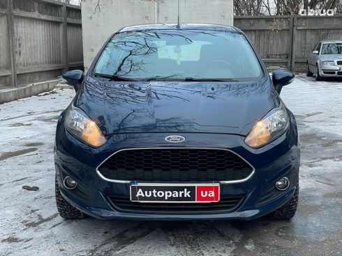 Ford Fiesta 2016 синий - фото 2