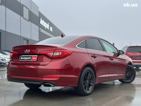 Hyundai Sonata 2015 красный - фото 13