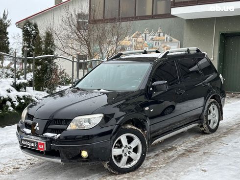 Mitsubishi Outlander 2008 черный - фото 2
