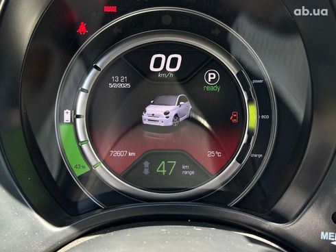 Fiat 500E 2017 синий - фото 11