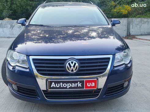 Volkswagen passat b6 2009 синий - фото 2