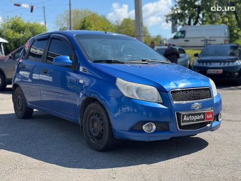 Chevrolet Aveo 2008 синий - фото 4