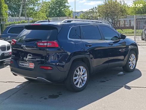 Jeep Cherokee 2014 синий - фото 6