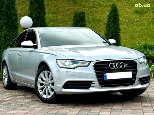 Audi A6 2014 серебристый - фото 4
