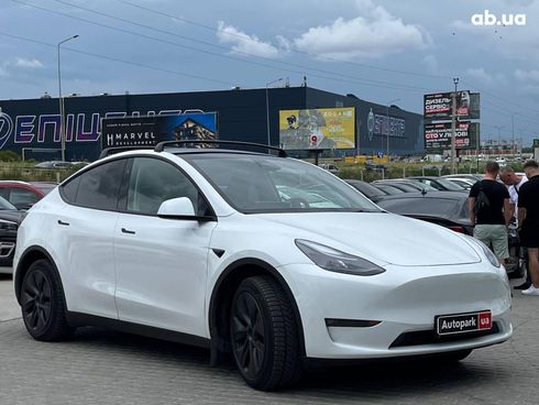 Tesla Model Y 2024 белый - фото 4