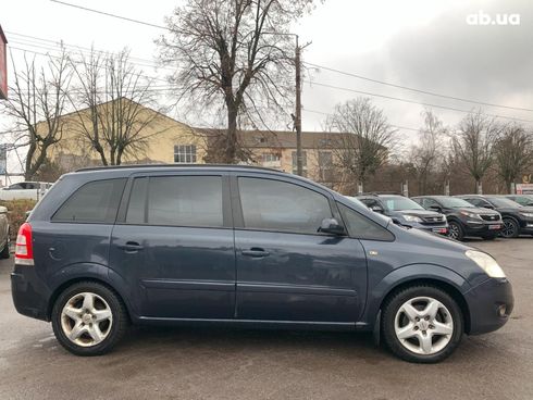 Opel Zafira 2008 синий - фото 4