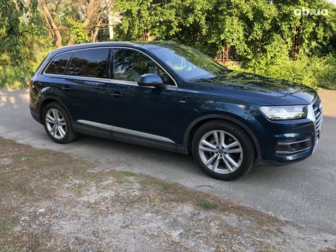Audi Q7 2018 синий - фото 2