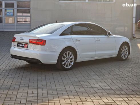 Audi A6 2014 белый - фото 9
