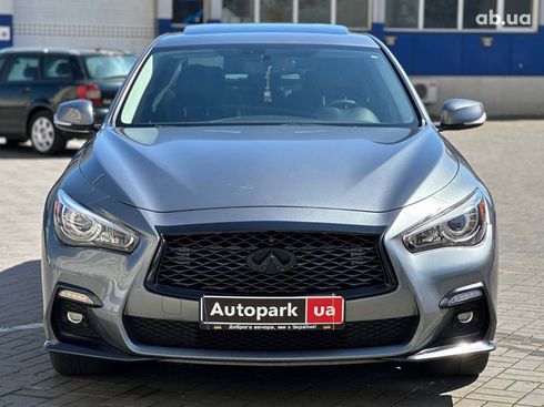 Infiniti Q50 2017 серый - фото 3